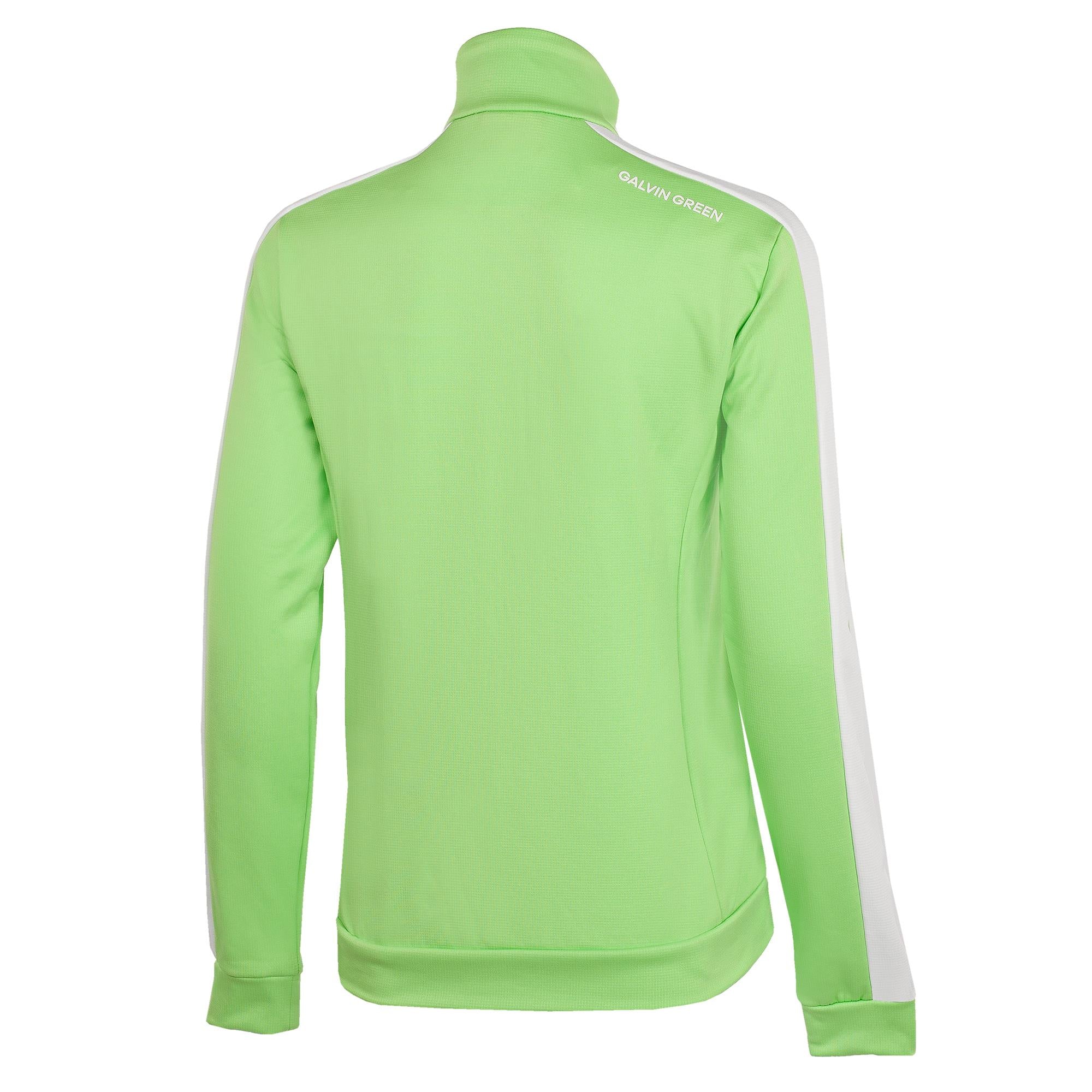 Galvin Green Dixie Insula Ladies Golf Mid Layer Fresh Green/White